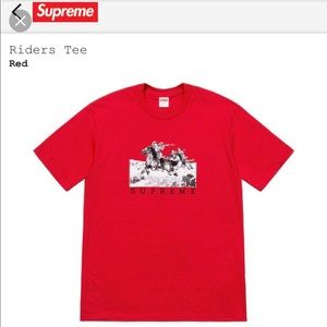 Supreme riders tee